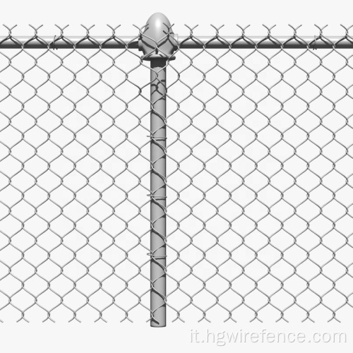 PVC Garden Coated Garden House Chain Link Fence